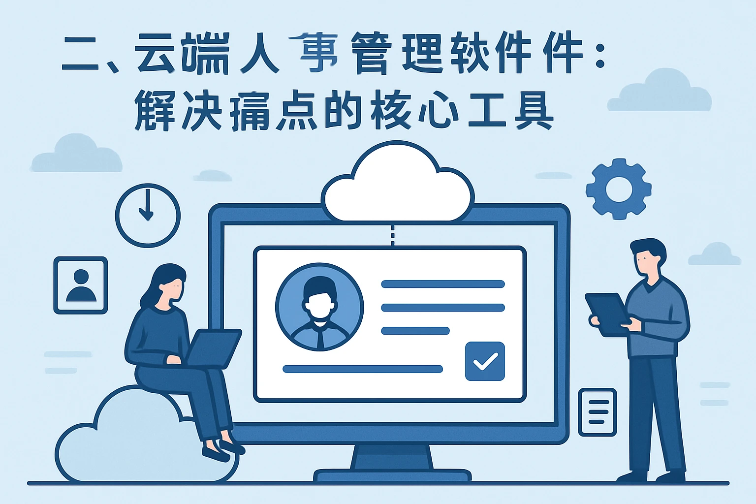 二、云端人事管理软件：解决痛点的核心工具