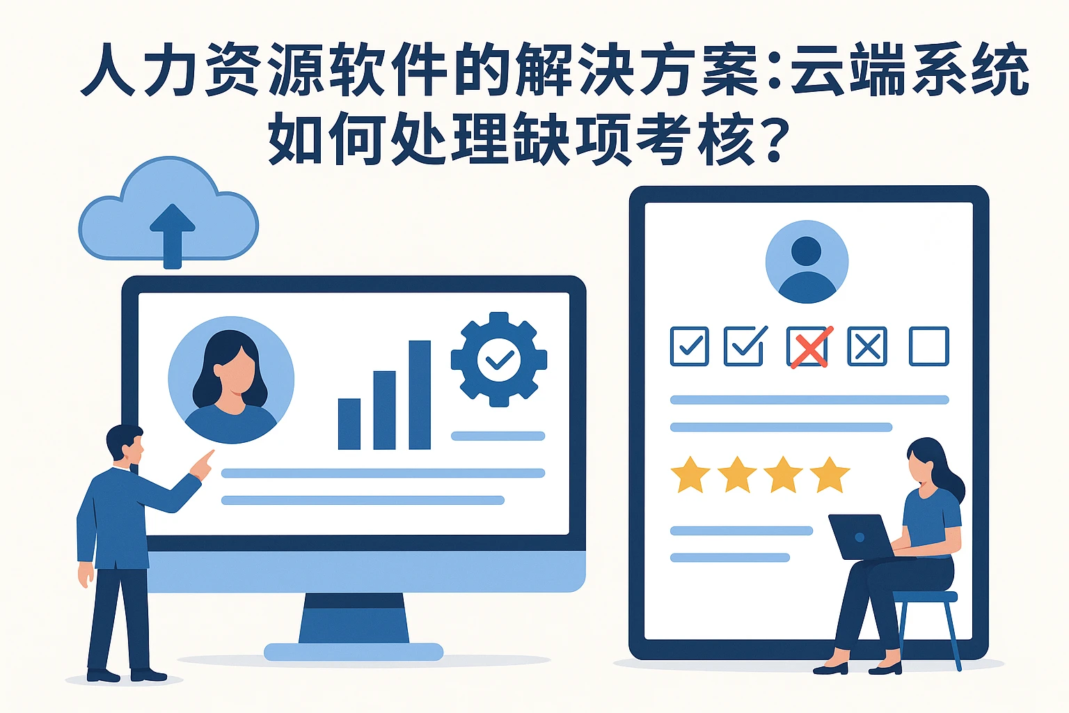 二、人力资源软件的解决方案：云端系统如何处理缺项考核？