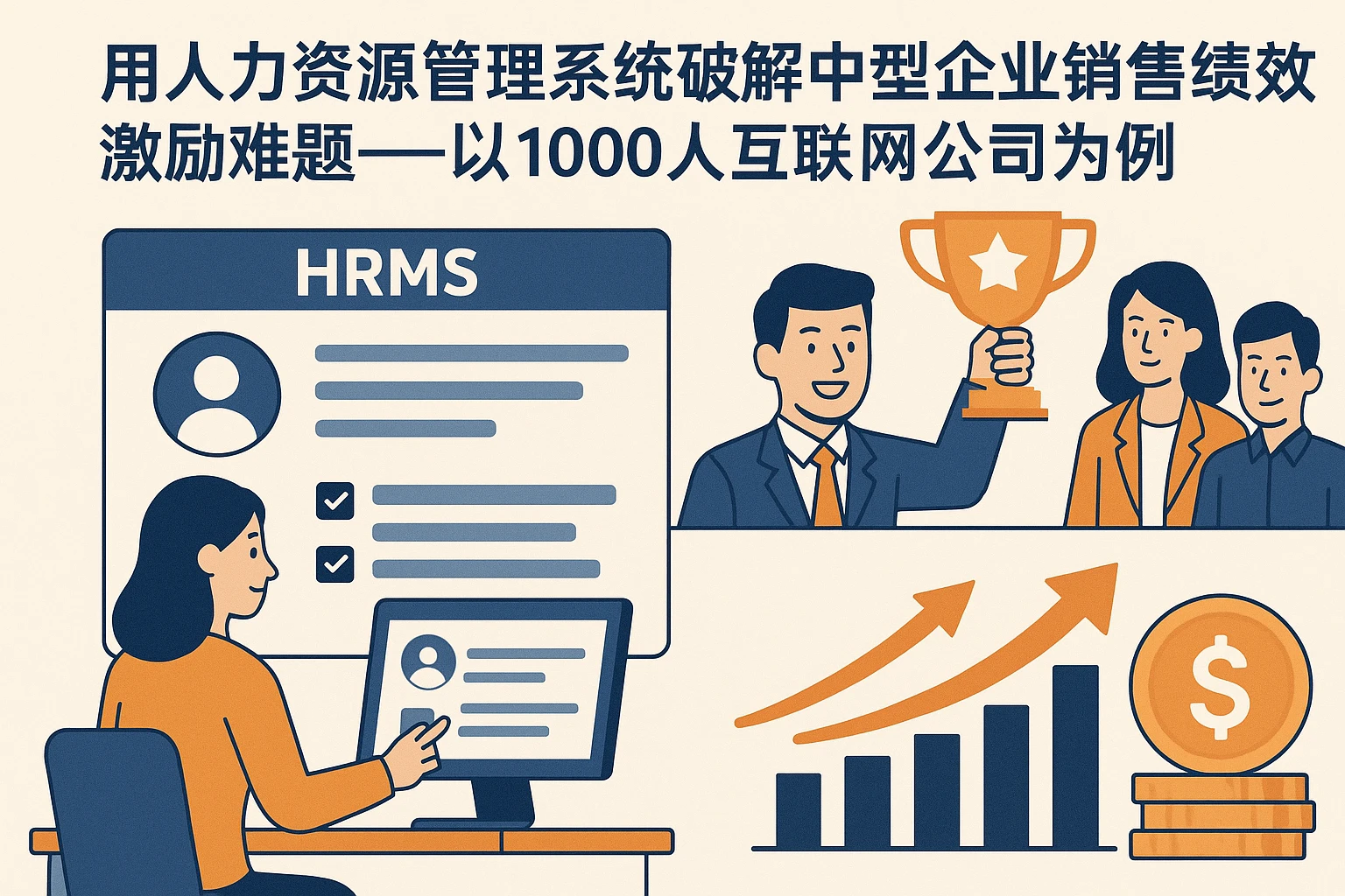 用人力资源管理系统破解中型企业销售绩效激励难题——以1000人互联网公司为例