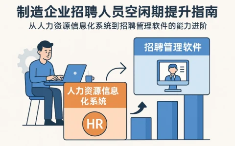 制造企业招聘人员空闲期提升指南：从人力资源信息化系统到招聘管理软件的能力进阶