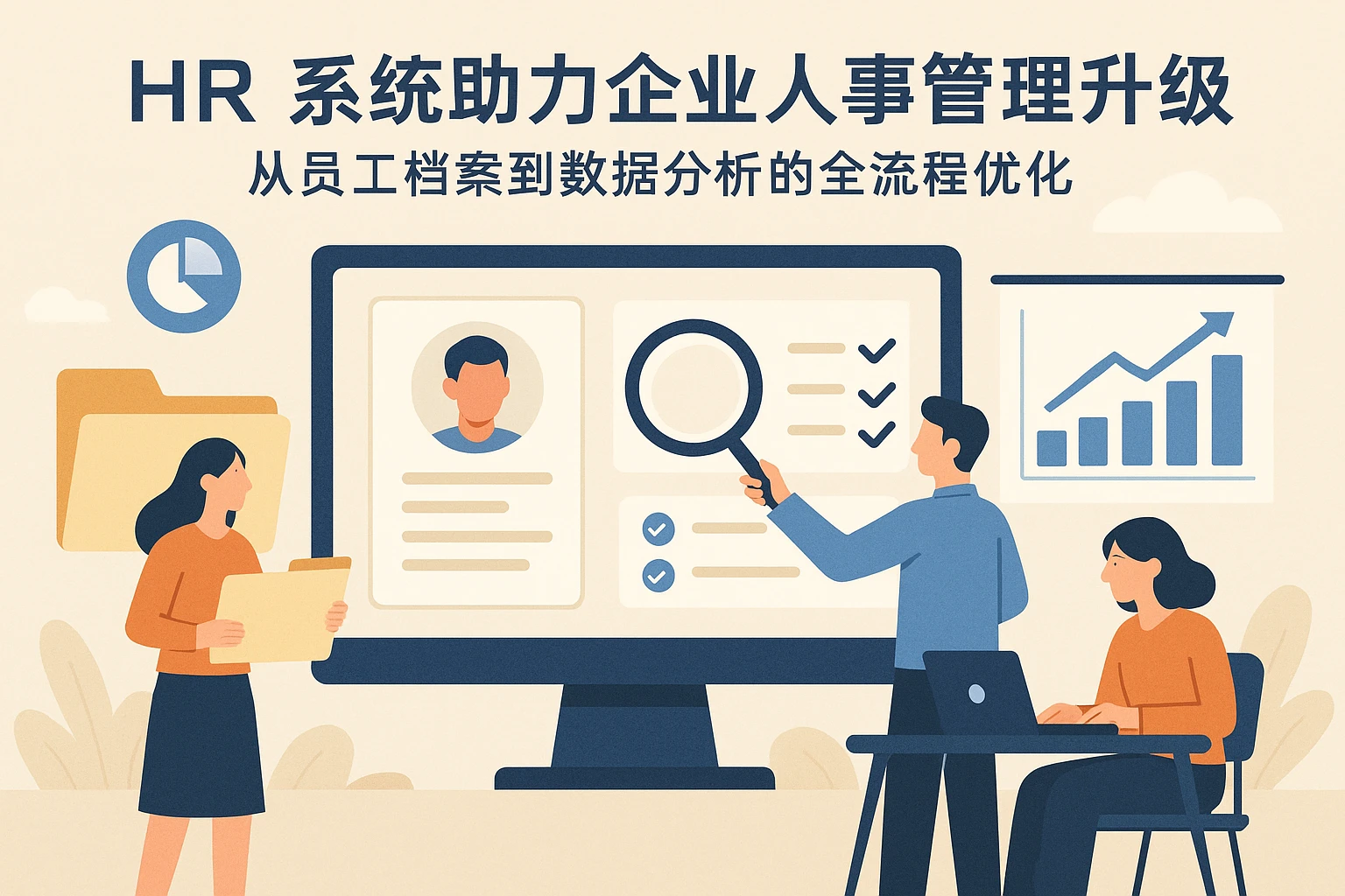 HR系统助力企业人事管理升级：从员工档案到数据分析的全流程优化