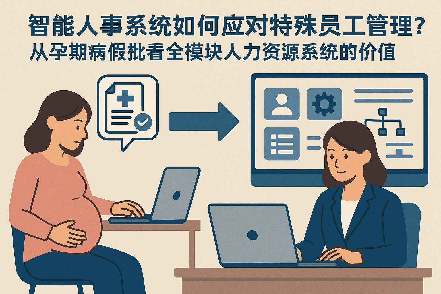 智能人事系统如何应对特殊员工管理？从孕期病假审批看全模块人力资源系统的价值