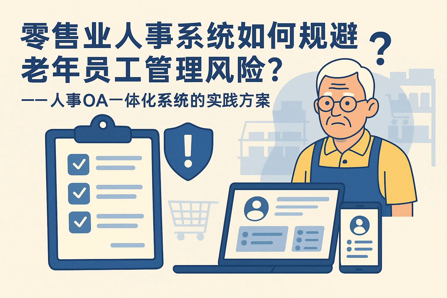 零售业人事系统如何规避老年员工管理风险？——人事OA一体化系统的实践方案