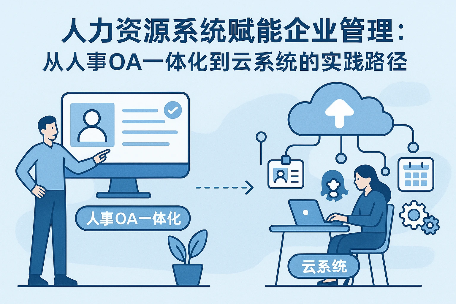 人力资源系统赋能企业管理：从人事OA一体化到云系统的实践路径