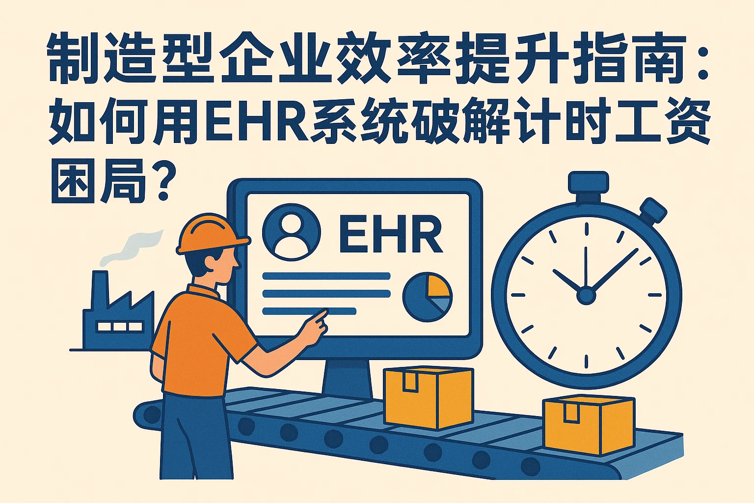 制造型企业效率提升指南：如何用EHR系统破解计时工资困局？