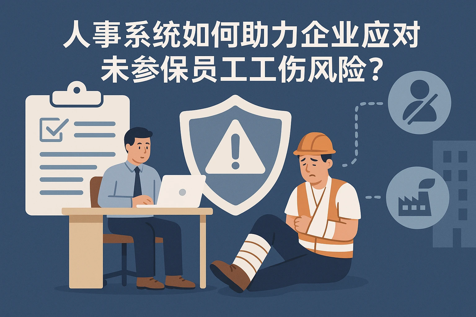 人事系统如何助力企业应对未参保员工工伤风险？