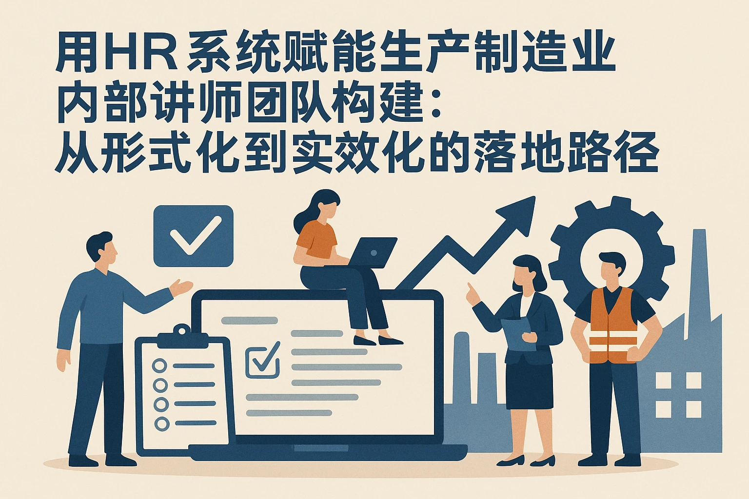 用HR系统赋能生产制造业内部讲师团队构建：从形式化到实效化的落地路径