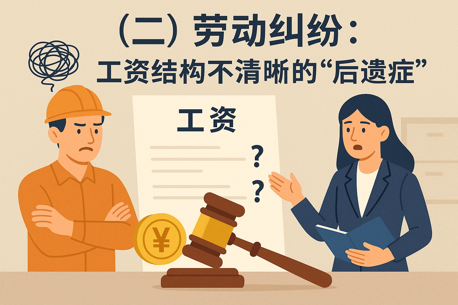 （二）劳动纠纷：工资结构不清晰的“后遗症”