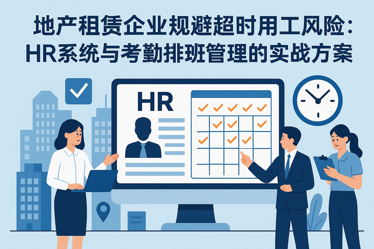 地产租赁企业规避超时用工风险：HR系统与考勤排班管理的实战方案