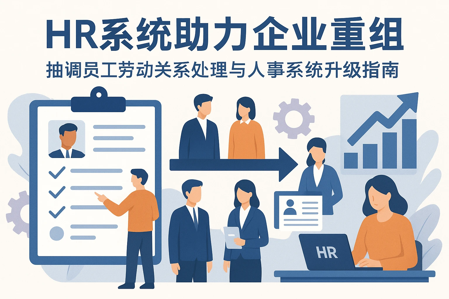 HR系统助力企业重组：抽调员工劳动关系处理与人事系统升级指南