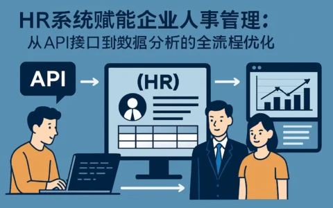 HR系统赋能企业人事管理：从API接口到数据分析的全流程优化