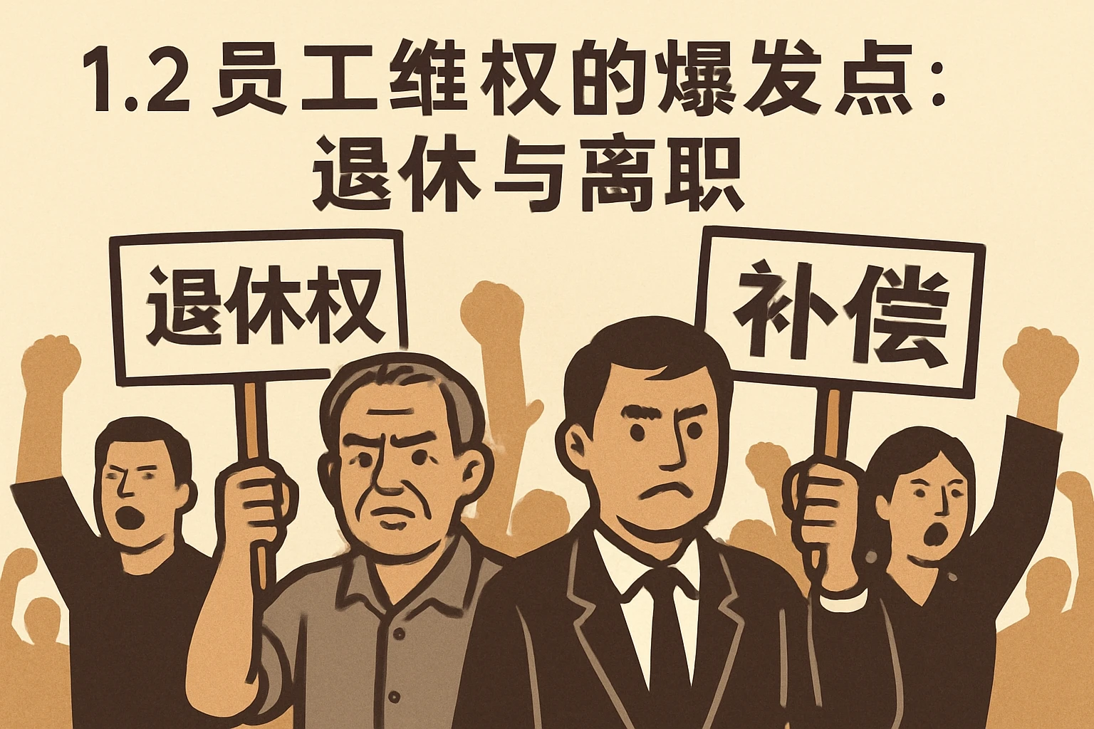 1.2 员工维权的爆发点：退休与离职