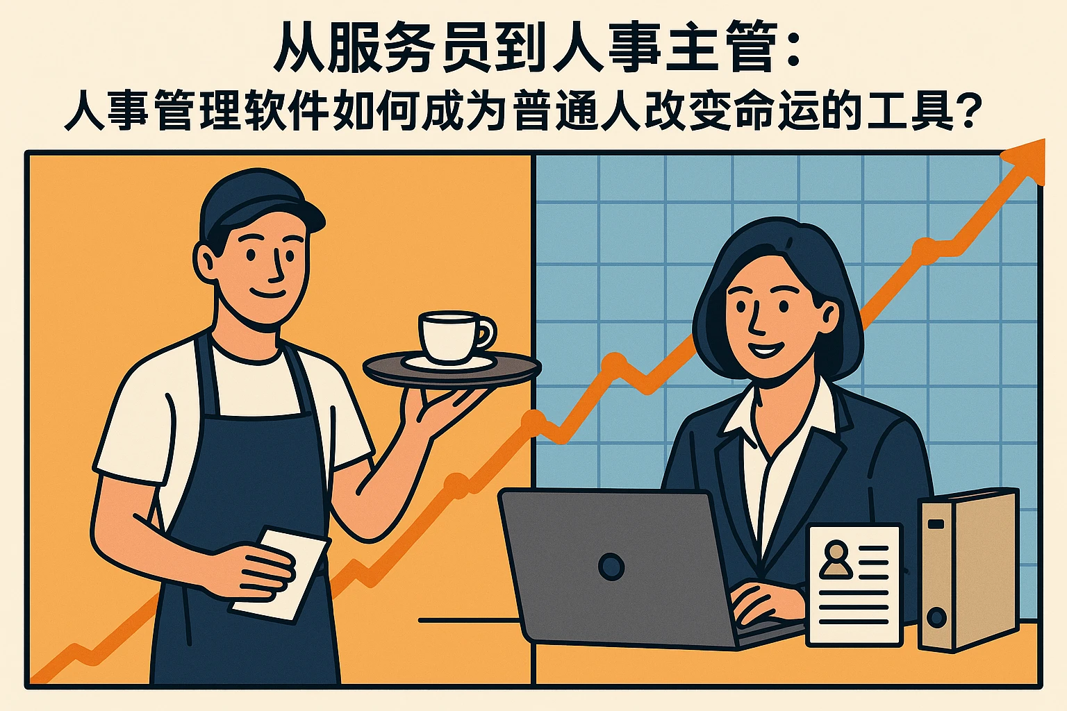 从服务员到人事主管：人事管理软件如何成为普通人改变命运的工具？