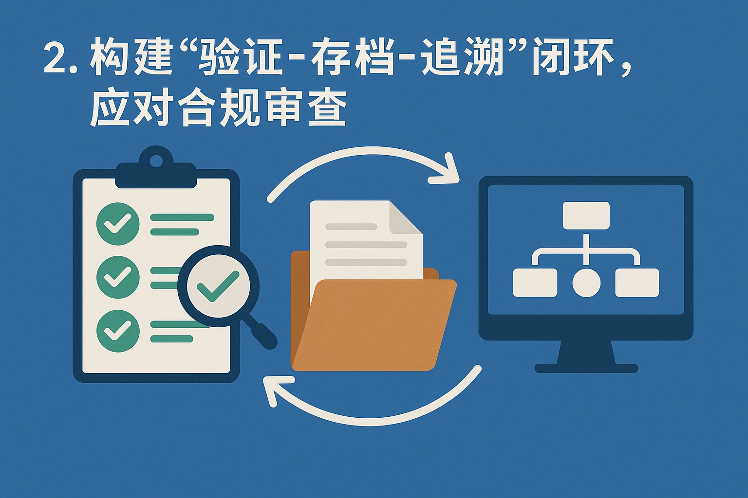 2. 构建“验证-存档-追溯”闭环，应对合规审查