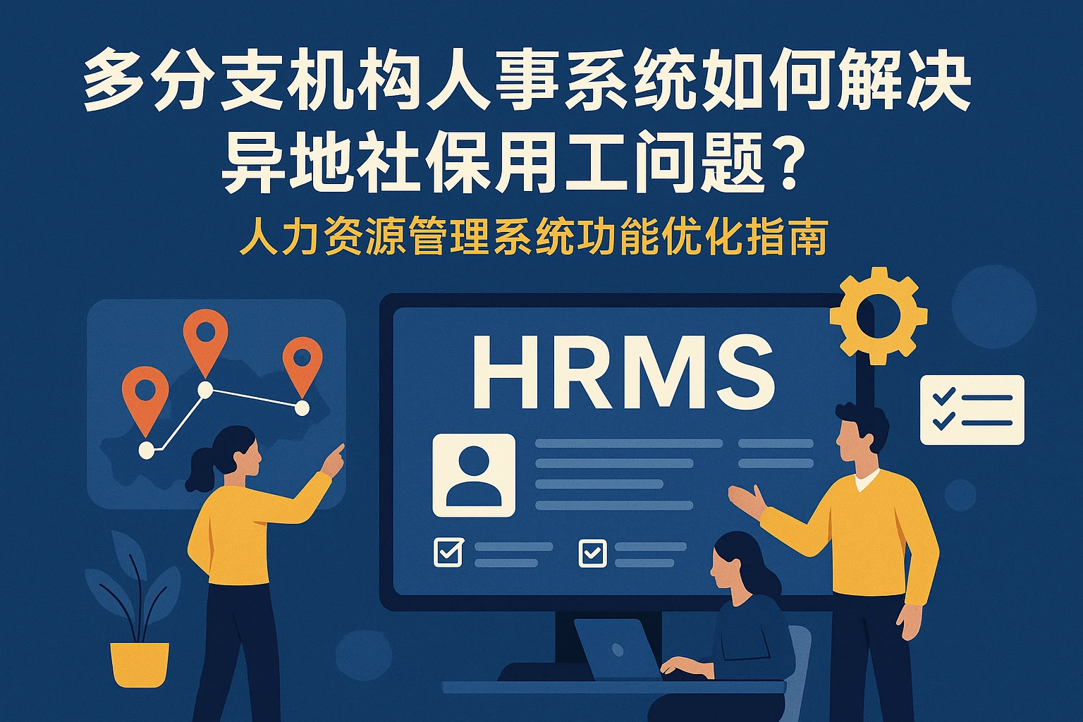 多分支机构人事系统如何解决异地社保用工问题？人力资源管理系统功能优化指南