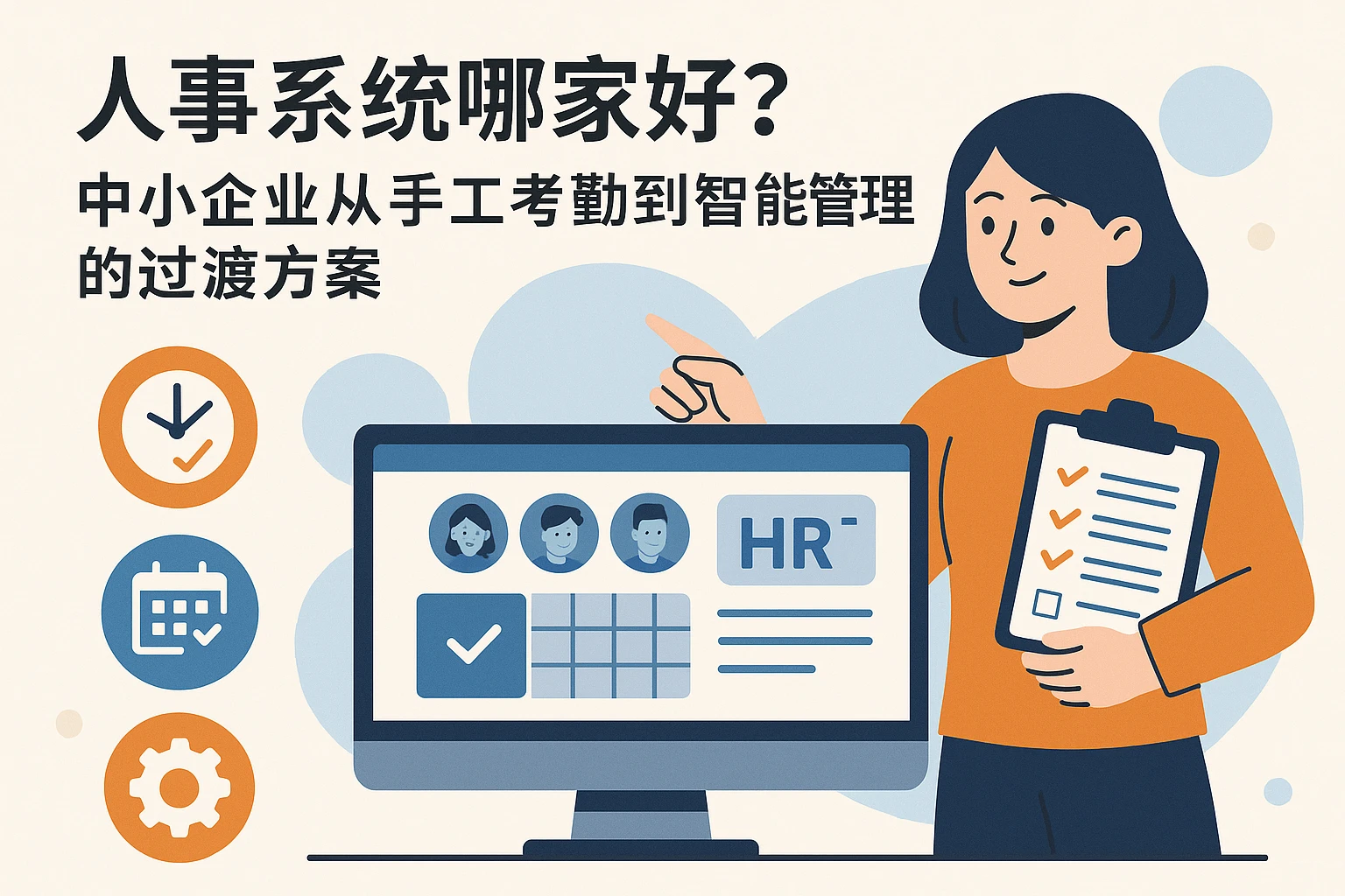 人事系统哪家好？中小企业从手工考勤到智能管理的过渡方案