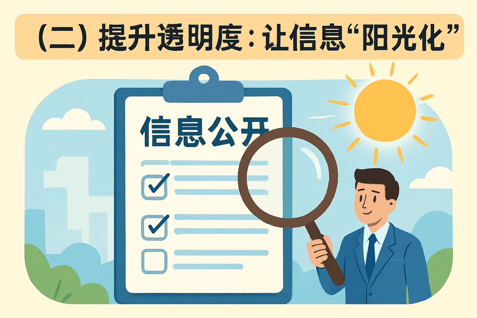 （二）提升透明度：让信息“阳光化”