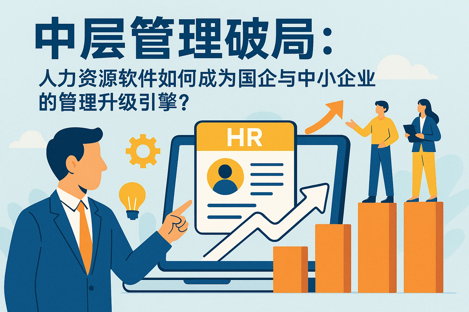 中层管理破局：人力资源软件如何成为国企与中小企业的管理升级引擎？