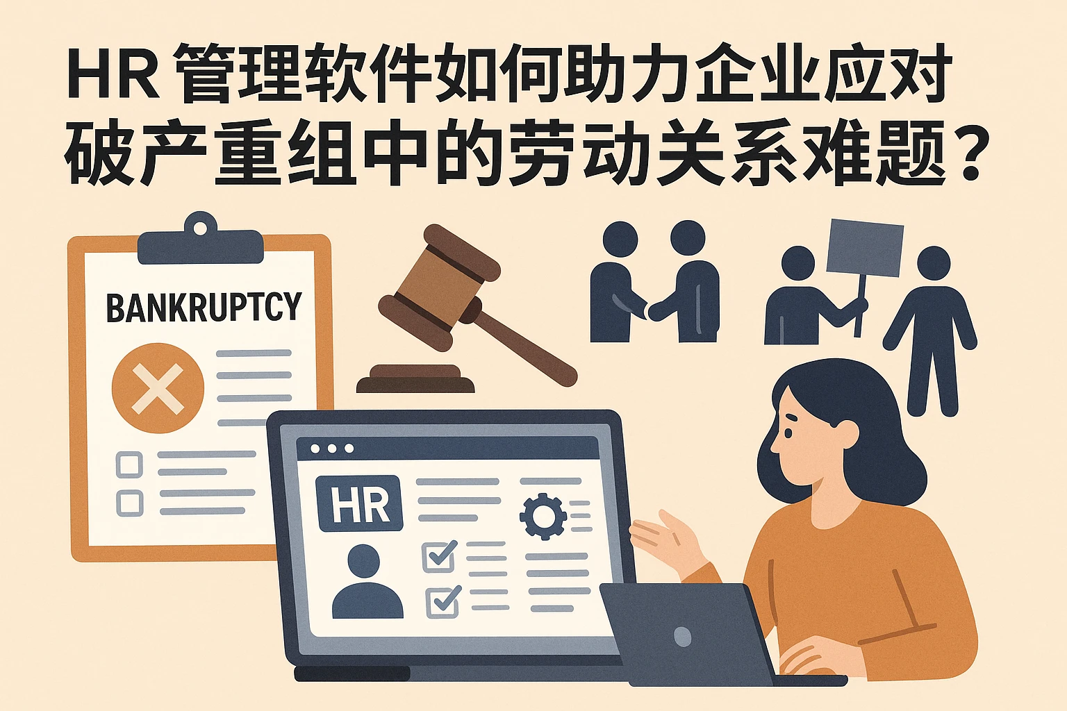 HR管理软件如何助力企业应对破产重组中的劳动关系难题？