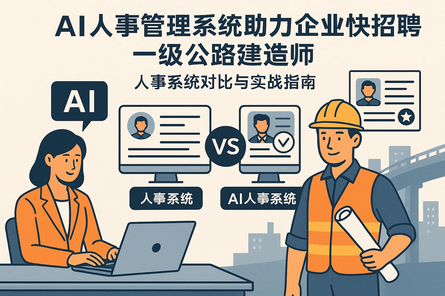 AI人事管理系统助力企业快速招聘一级公路建造师：人事系统对比与实战指南