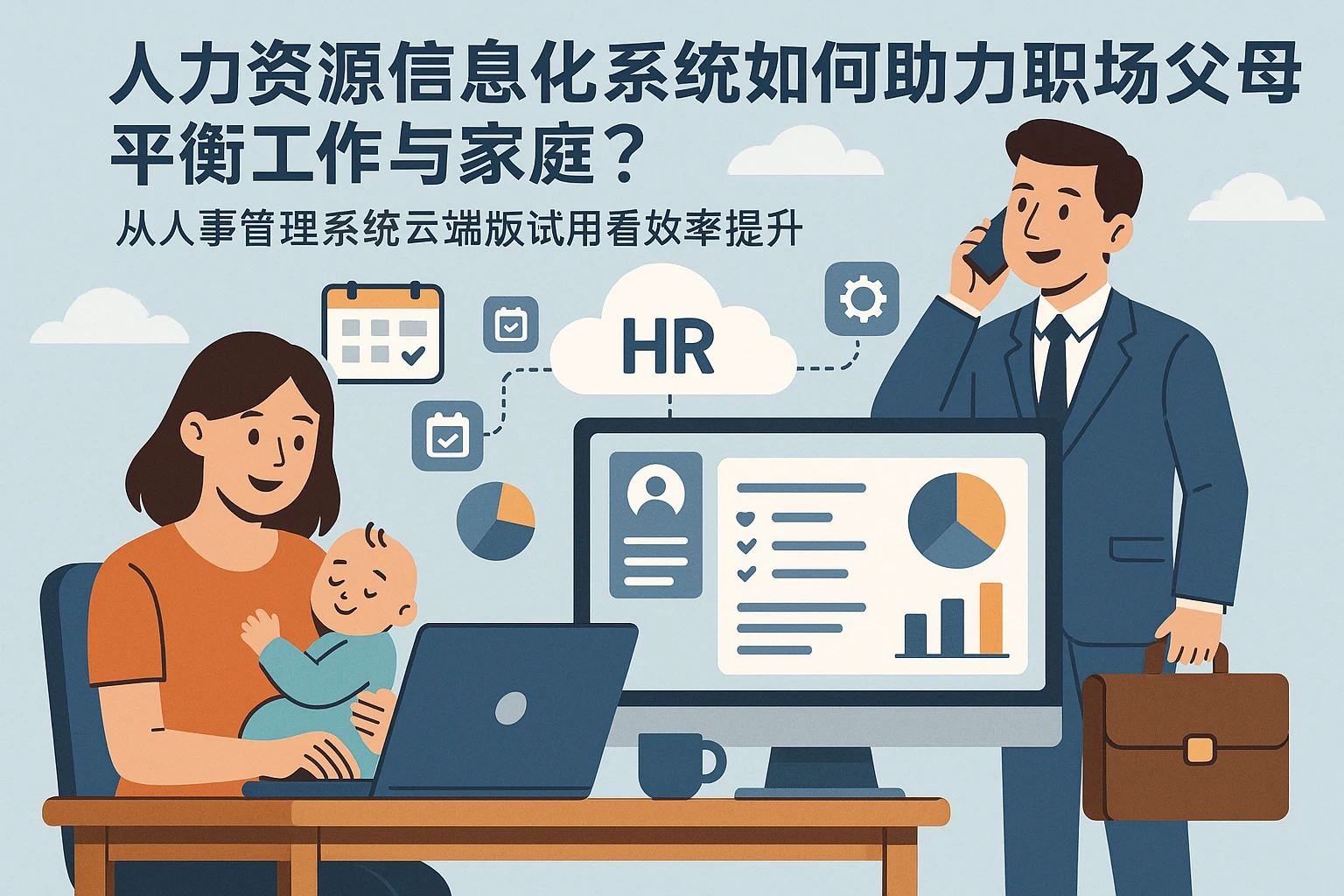 人力资源信息化系统如何助力职场父母平衡工作与家庭？从人事管理系统云端版试用看效率提升