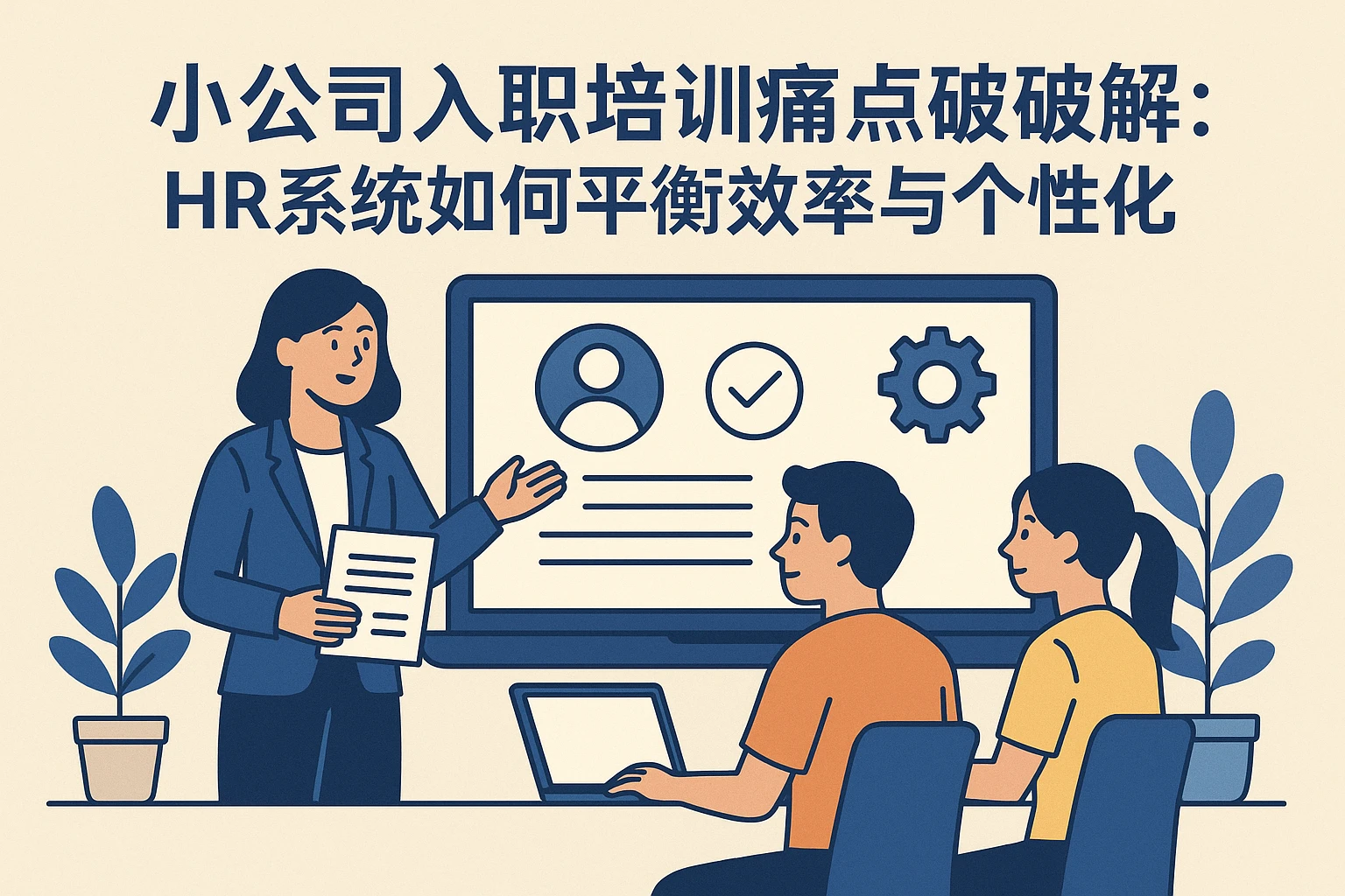 小公司入职培训痛点破解：HR系统如何平衡效率与个性化