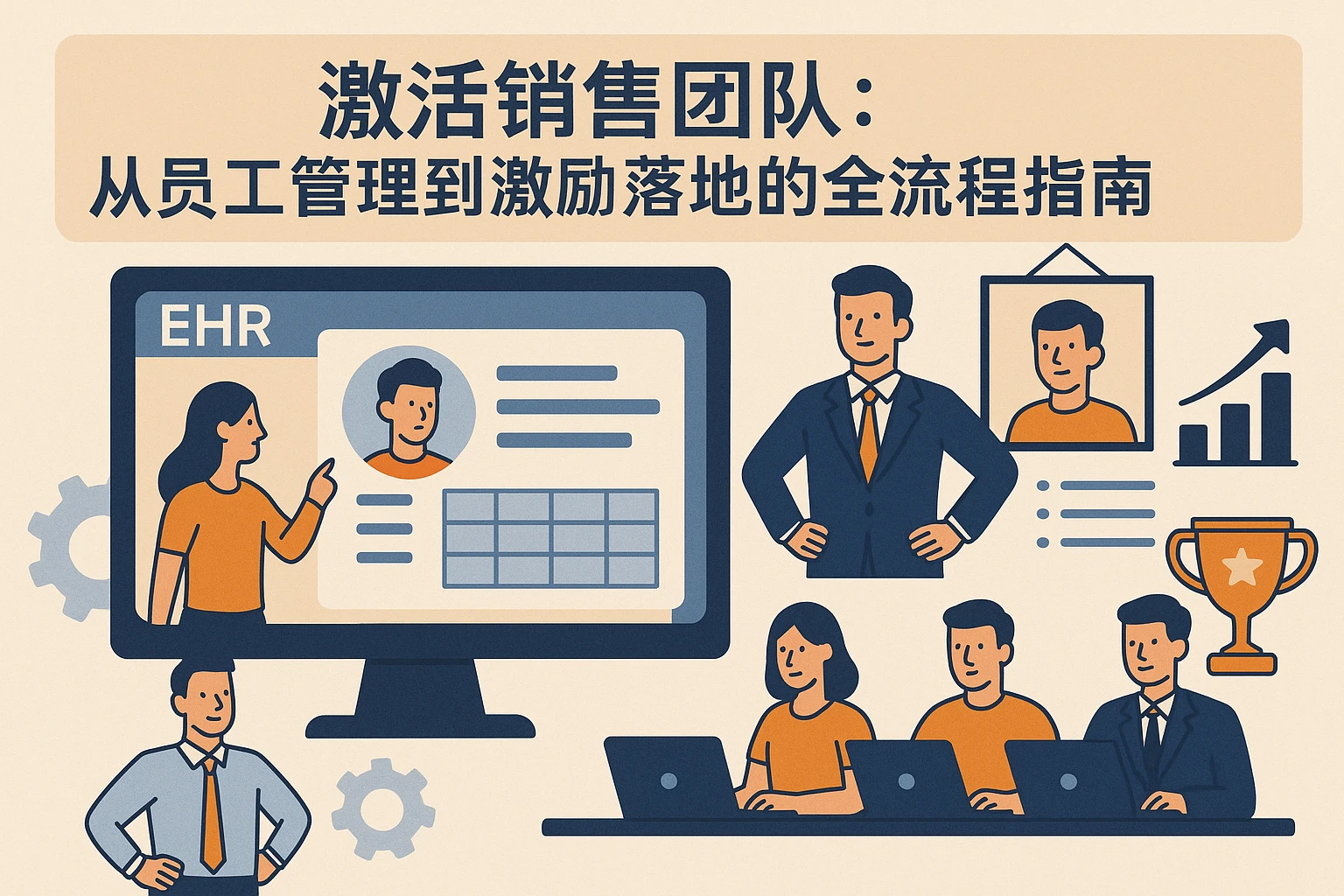 用EHR系统激活销售团队：从员工管理到激励落地的全流程指南