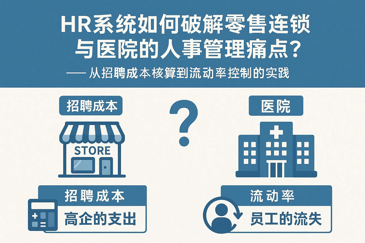 HR系统如何破解零售连锁与医院的人事管理痛点?——从招聘成本核算到流动率控制的实践