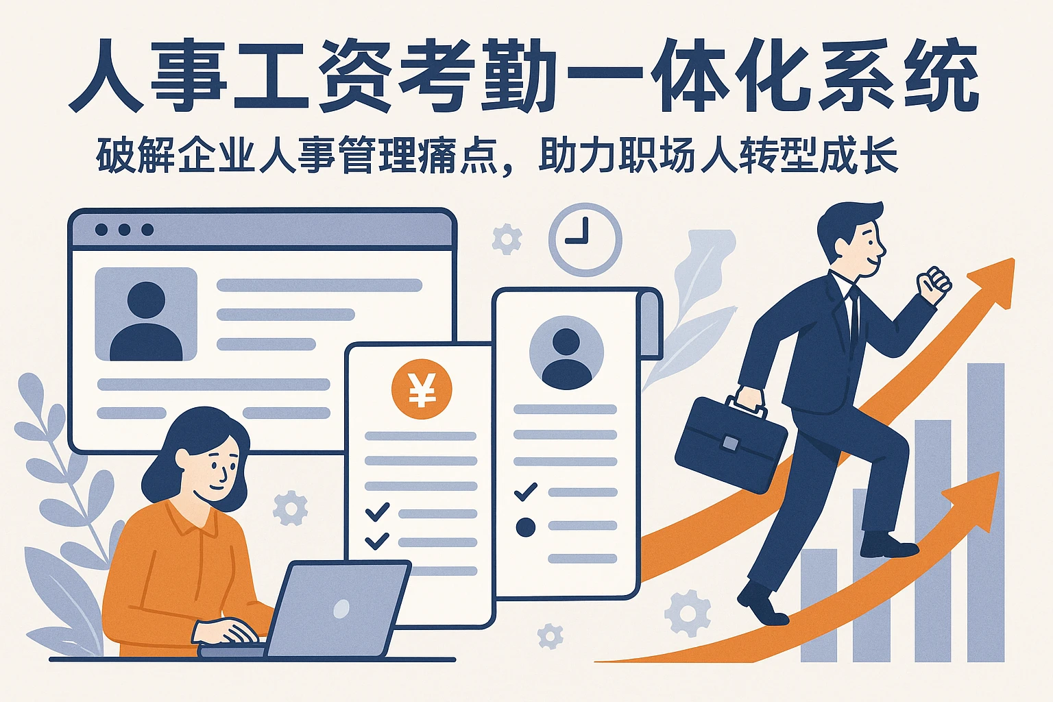 人事工资考勤一体化系统：破解企业人事管理痛点，助力职场人转型成长