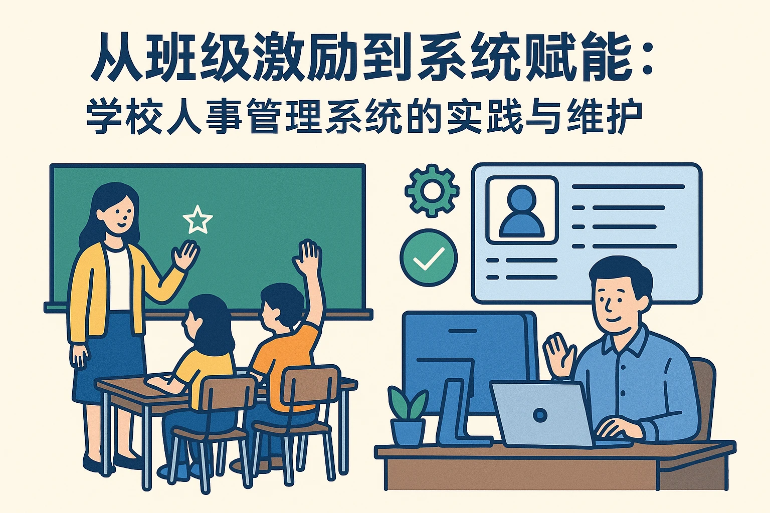 从班级激励到系统赋能:学校人事管理系统的实践与维护
