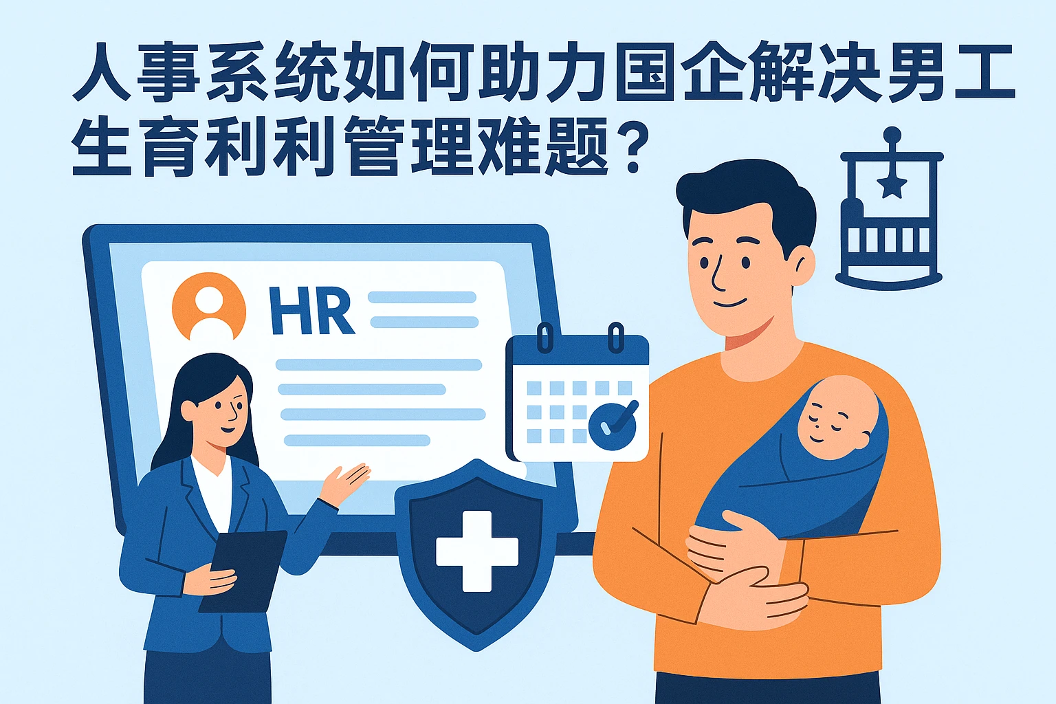 人事系统如何助力国企解决男职工生育福利管理难题？