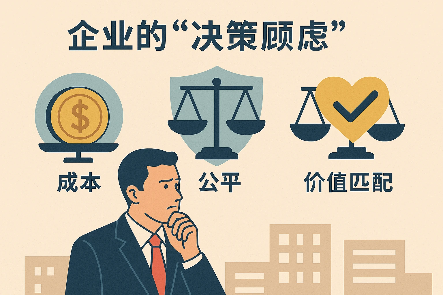 2. 企业的“决策顾虑”：成本、公平与价值匹配