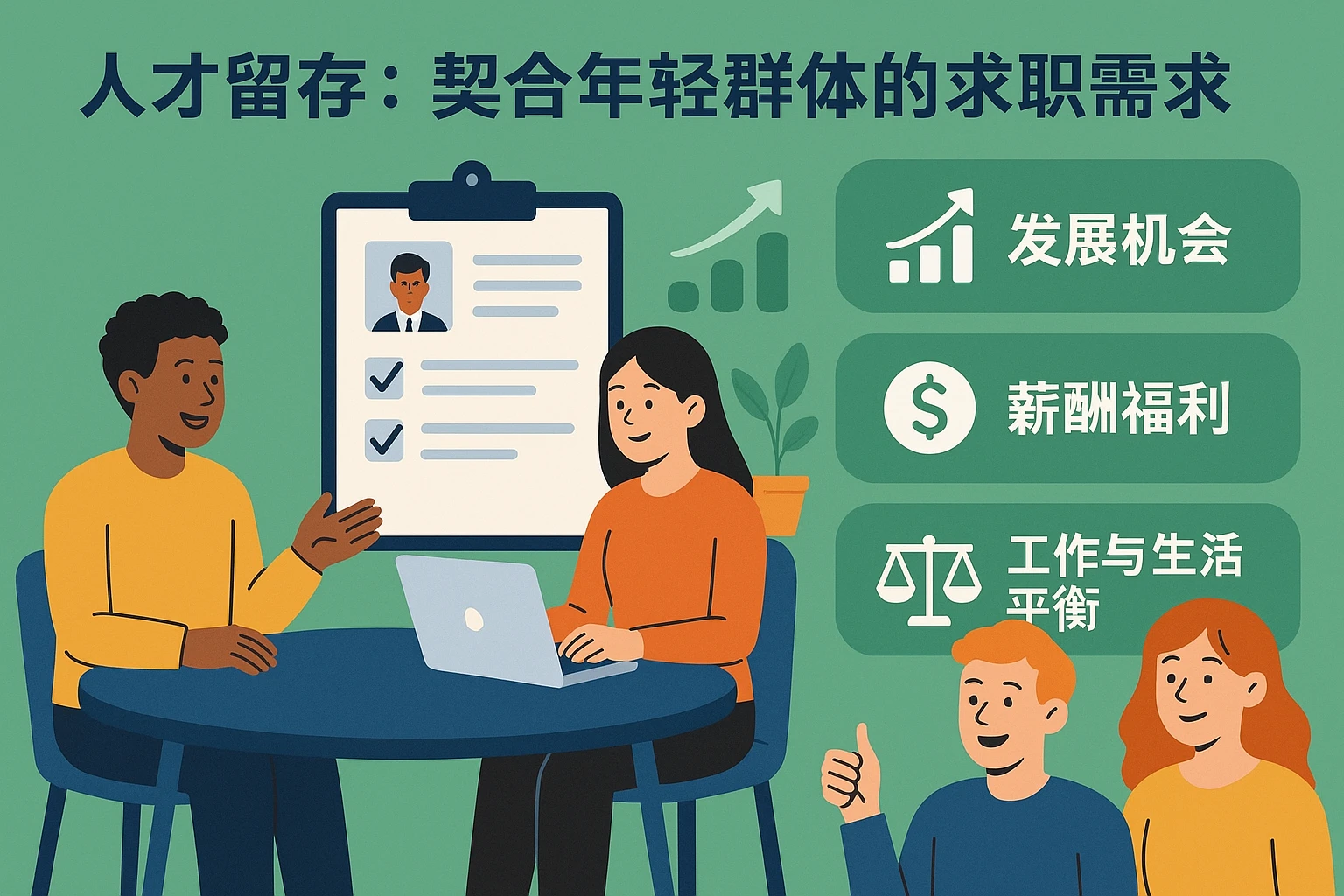 2. 人才留存：契合年轻群体的求职需求