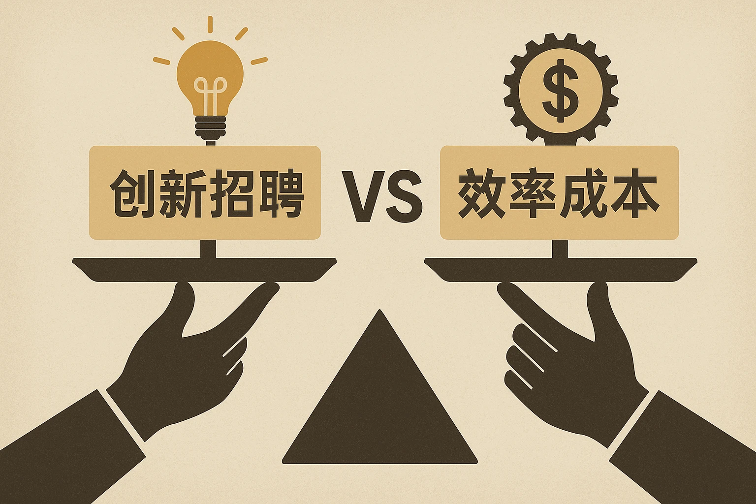 2. “创新招聘”与“效率成本”的矛盾