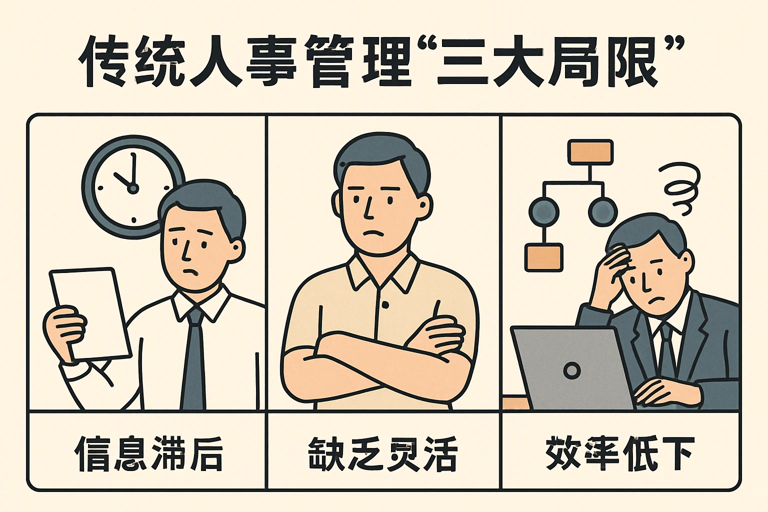 传统人事管理的“三大局限”