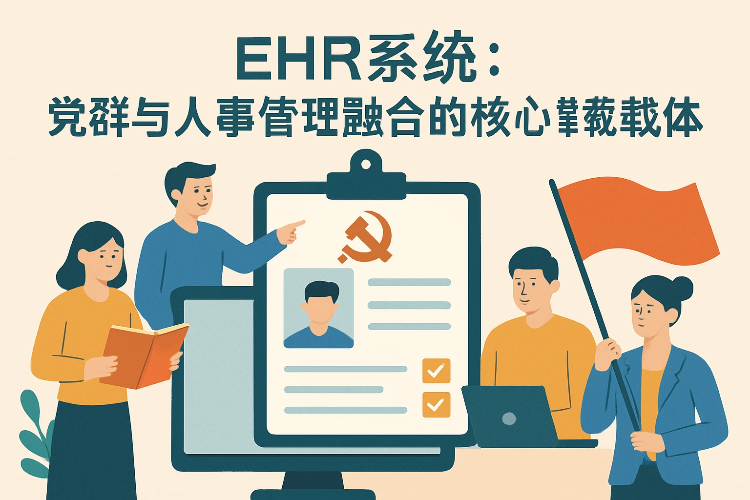 二、EHR系统：党群与人事管理融合的核心载体
