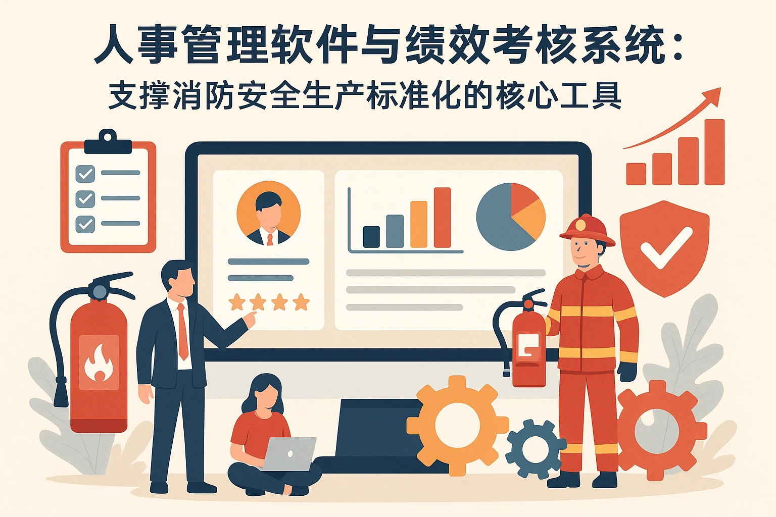 人事管理软件与绩效考核系统：支撑消防安全生产标准化的核心工具