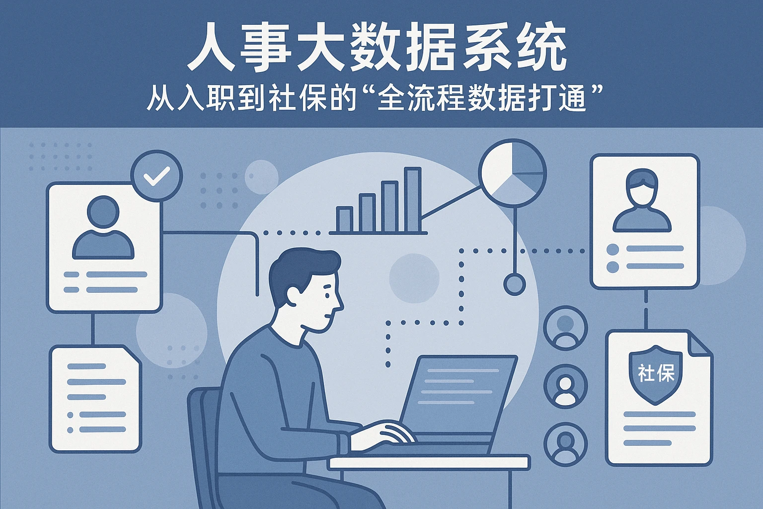 2. 人事大数据系统：从入职到社保的“全流程数据打通”