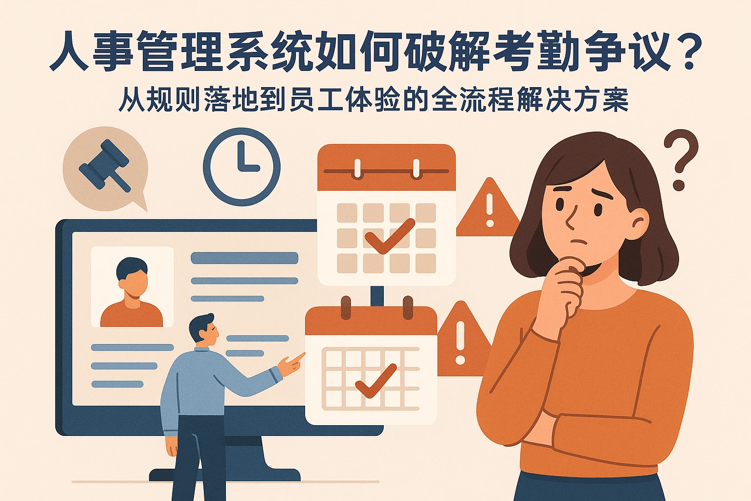 人事管理系统如何破解考勤争议？从规则落地到员工体验的全流程解决方案