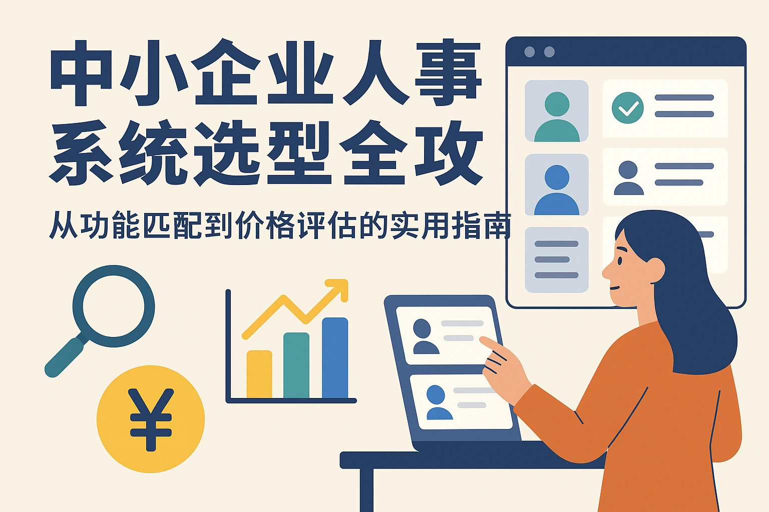 中小企业人事系统选型全攻略：从功能匹配到价格评估的实用指南