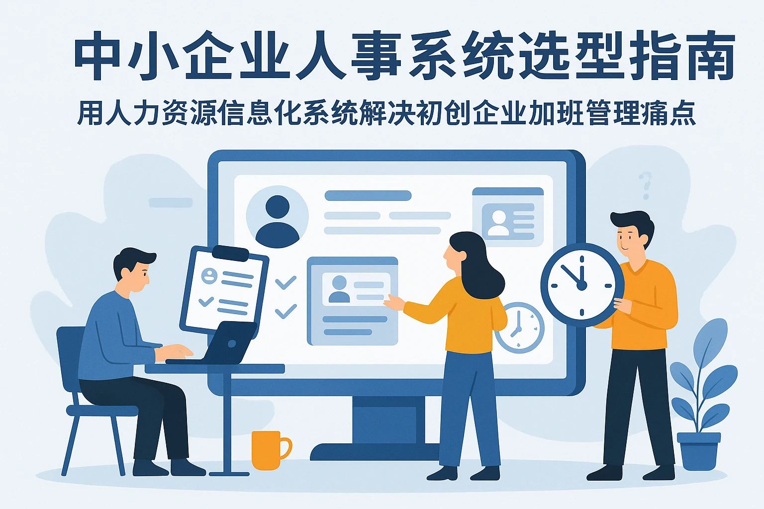 中小企业人事系统选型指南：用人力资源信息化系统解决初创企业加班管理痛点