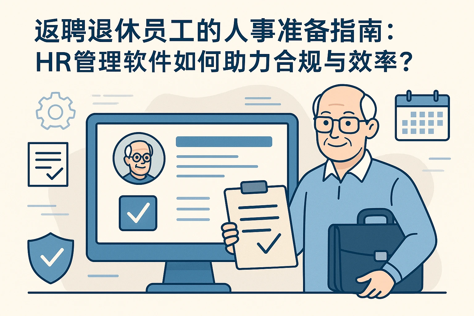 返聘退休员工的人事准备指南：HR管理软件如何助力合规与效率？