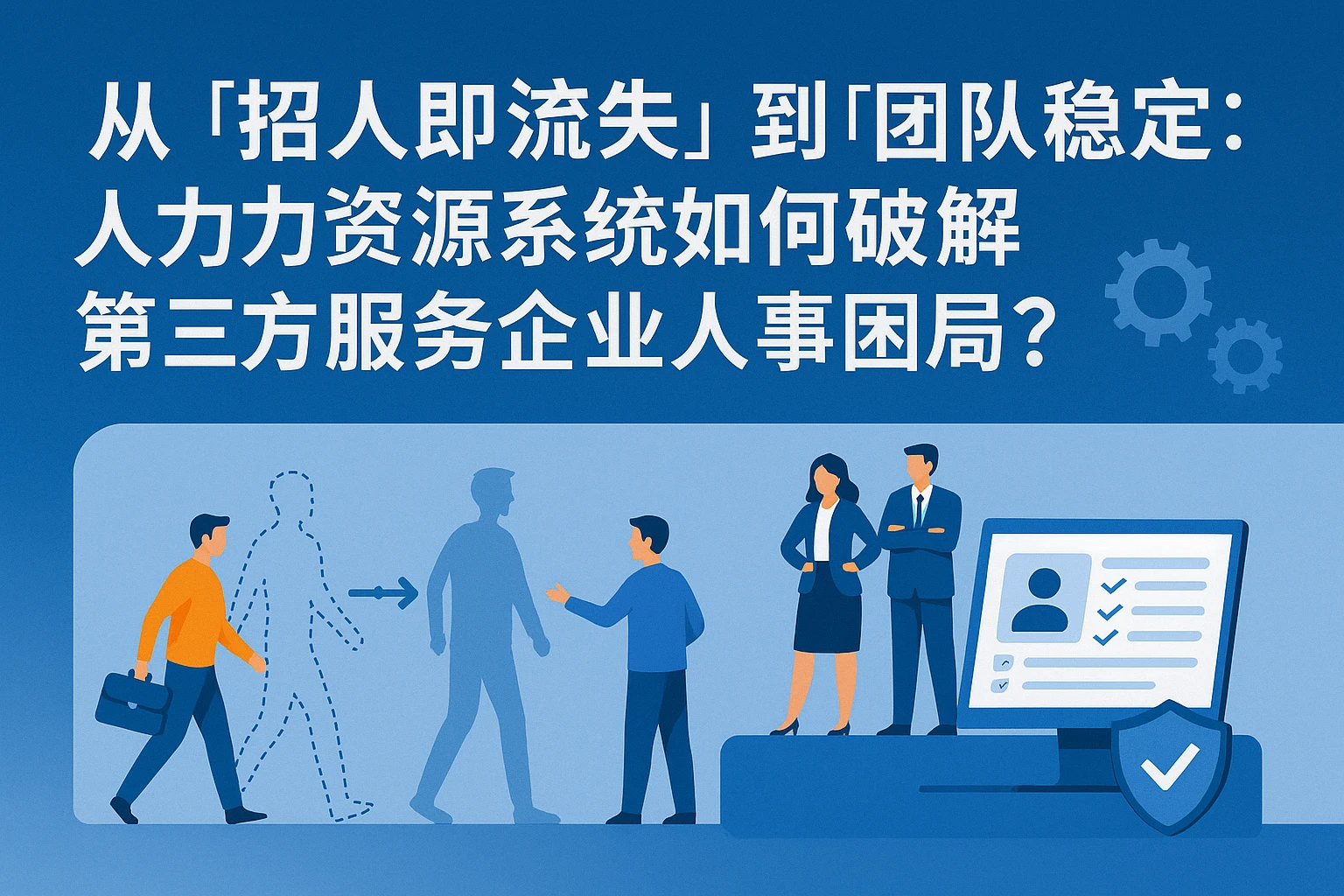 从“招人即流失”到“团队稳定”：人力资源系统如何破解第三方服务企业人事困局？