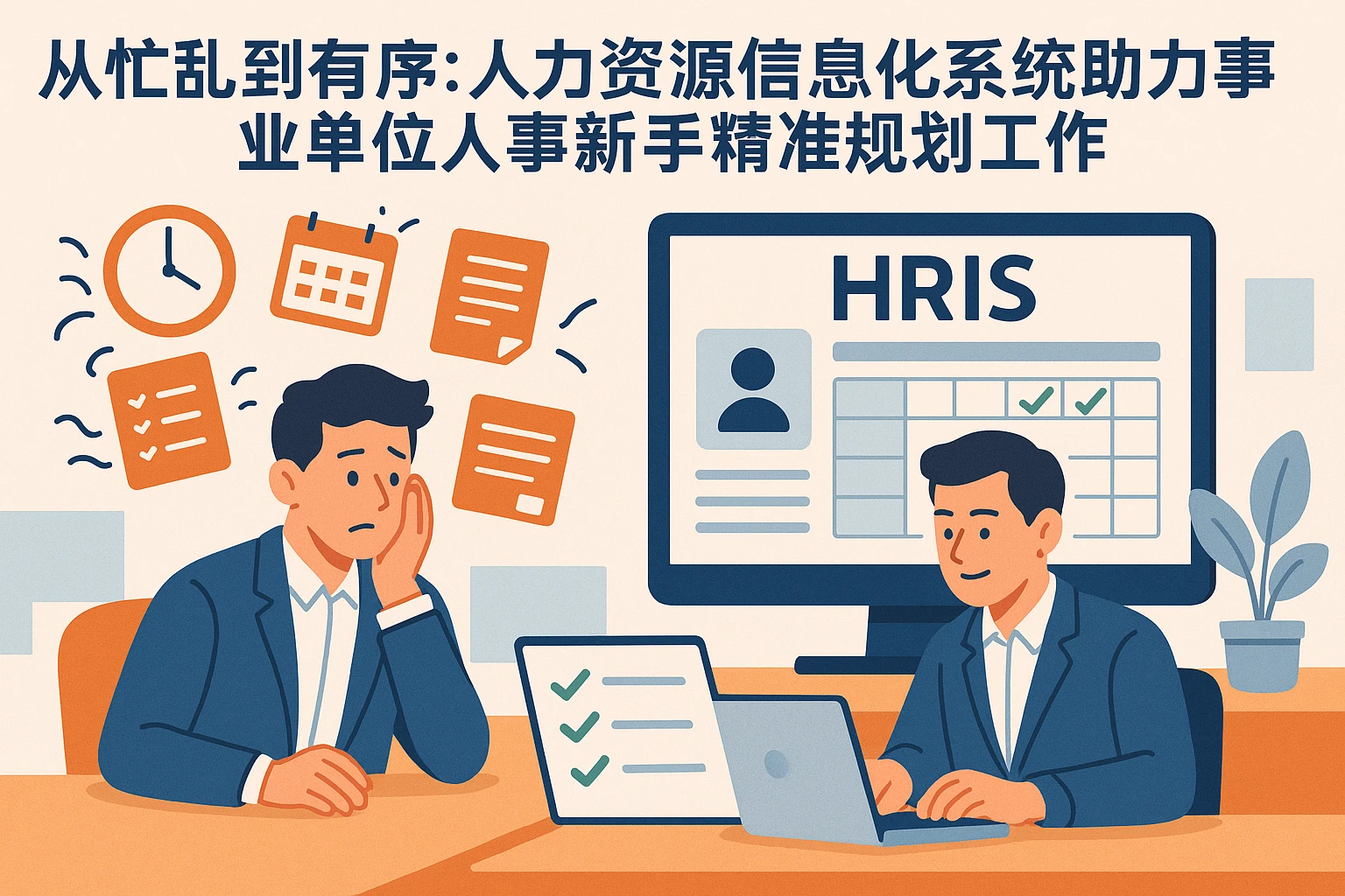 从忙乱到有序：人力资源信息化系统助力事业单位人事新手精准规划工作计划
