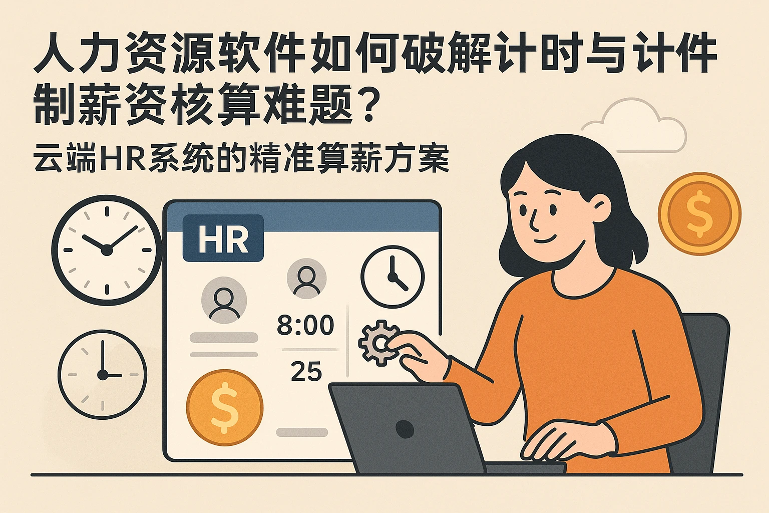 人力资源软件如何破解计时与计件制薪资核算难题？云端HR系统的精准算薪方案