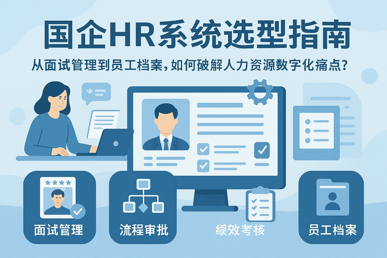 国企HR系统选型指南：从面试管理到员工档案，如何破解人力资源数字化痛点？
