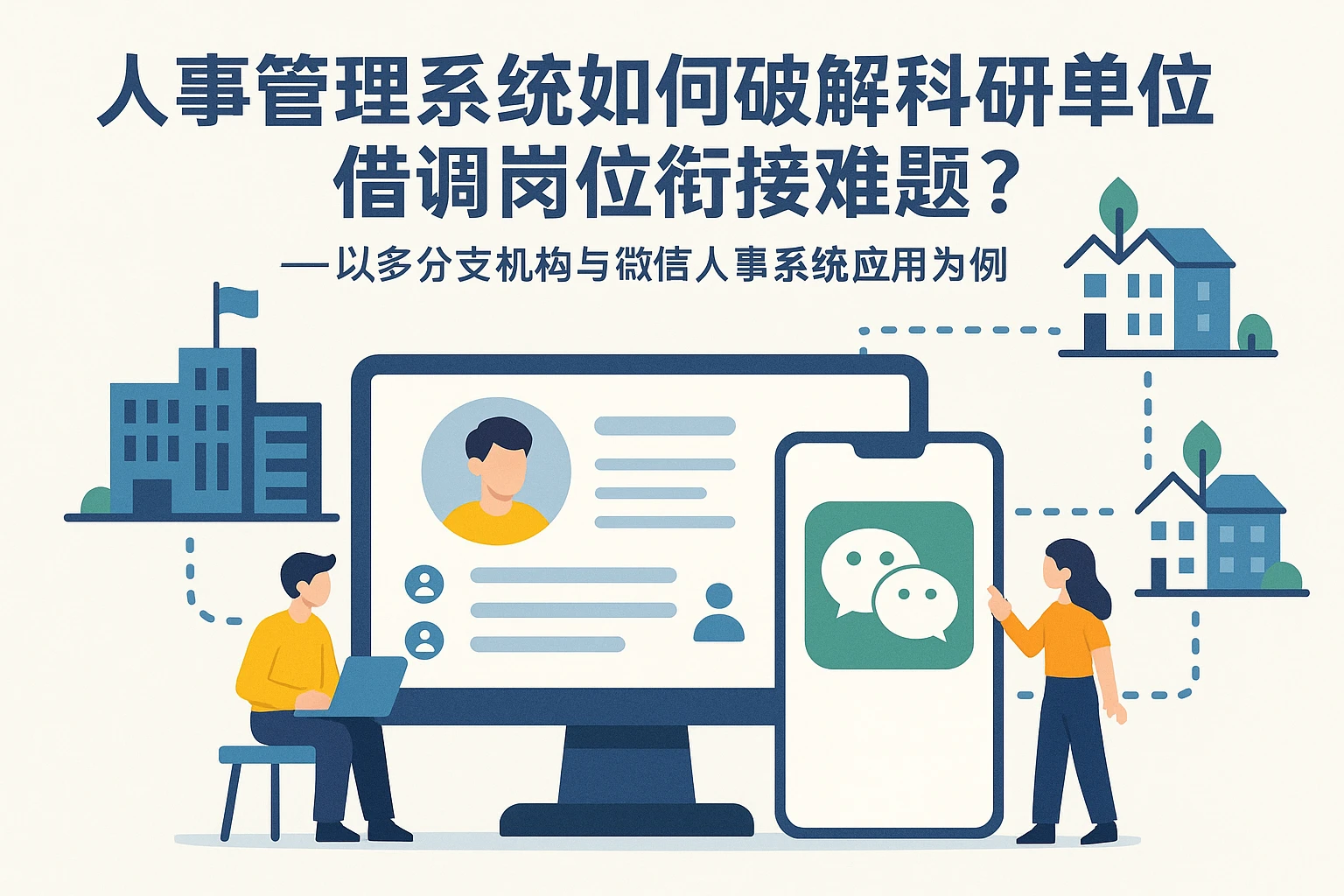 人事管理系统如何破解科研单位借调岗位衔接难题？——以多分支机构与微信人事系统应用为例