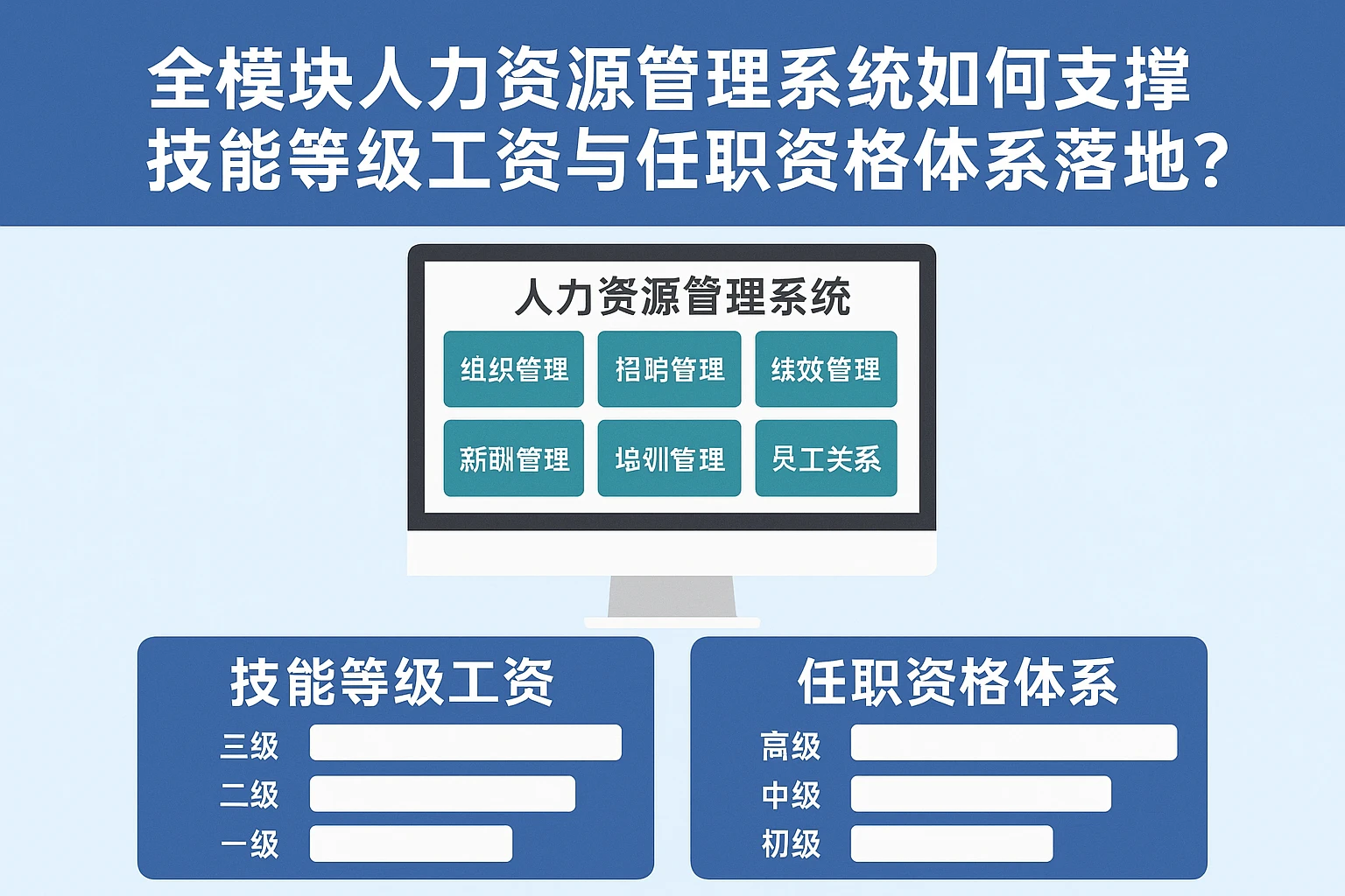 全模块人力资源管理系统如何支撑技能等级工资与任职资格体系落地？