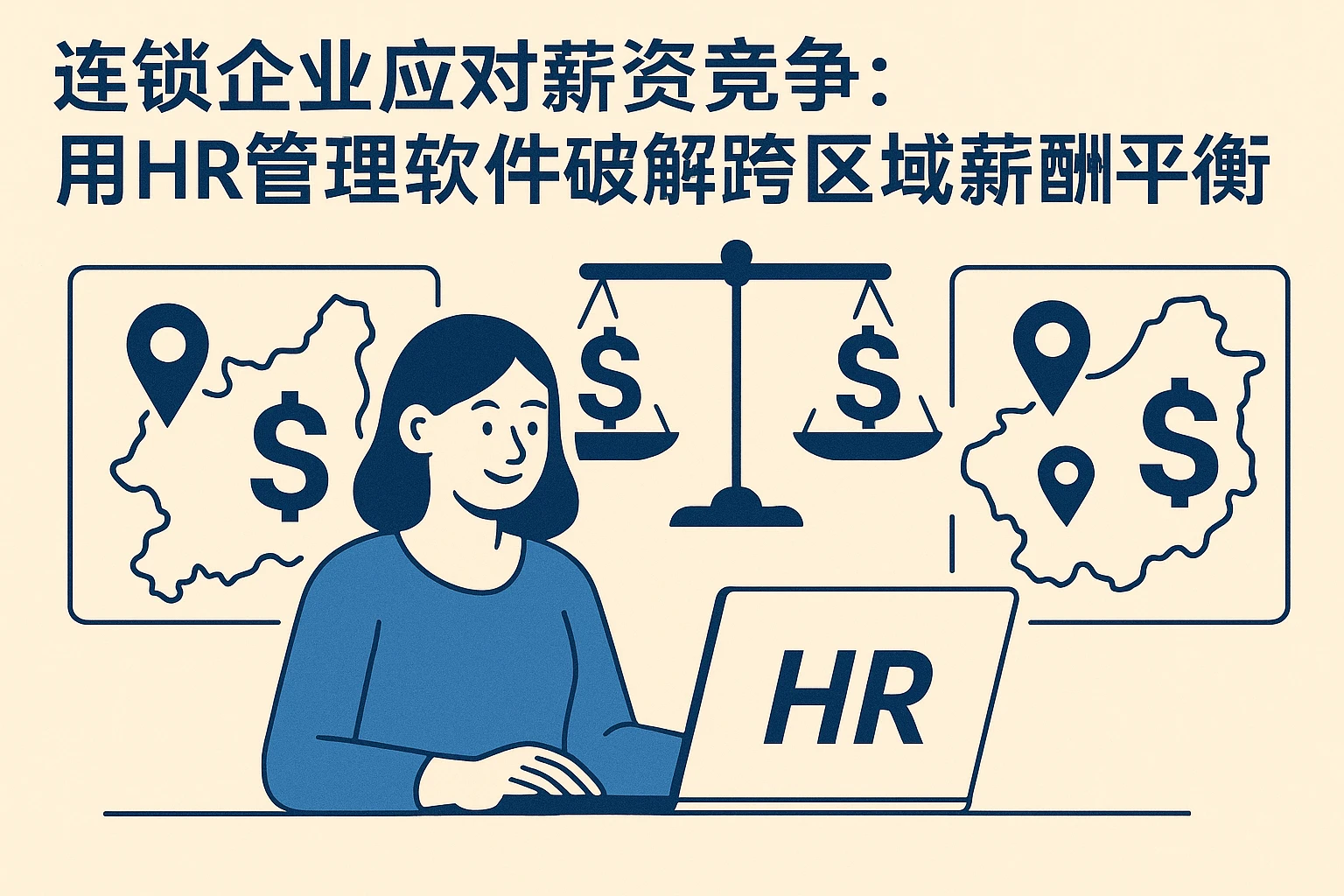 连锁企业应对薪资竞争：用HR管理软件破解跨区域薪酬平衡难题