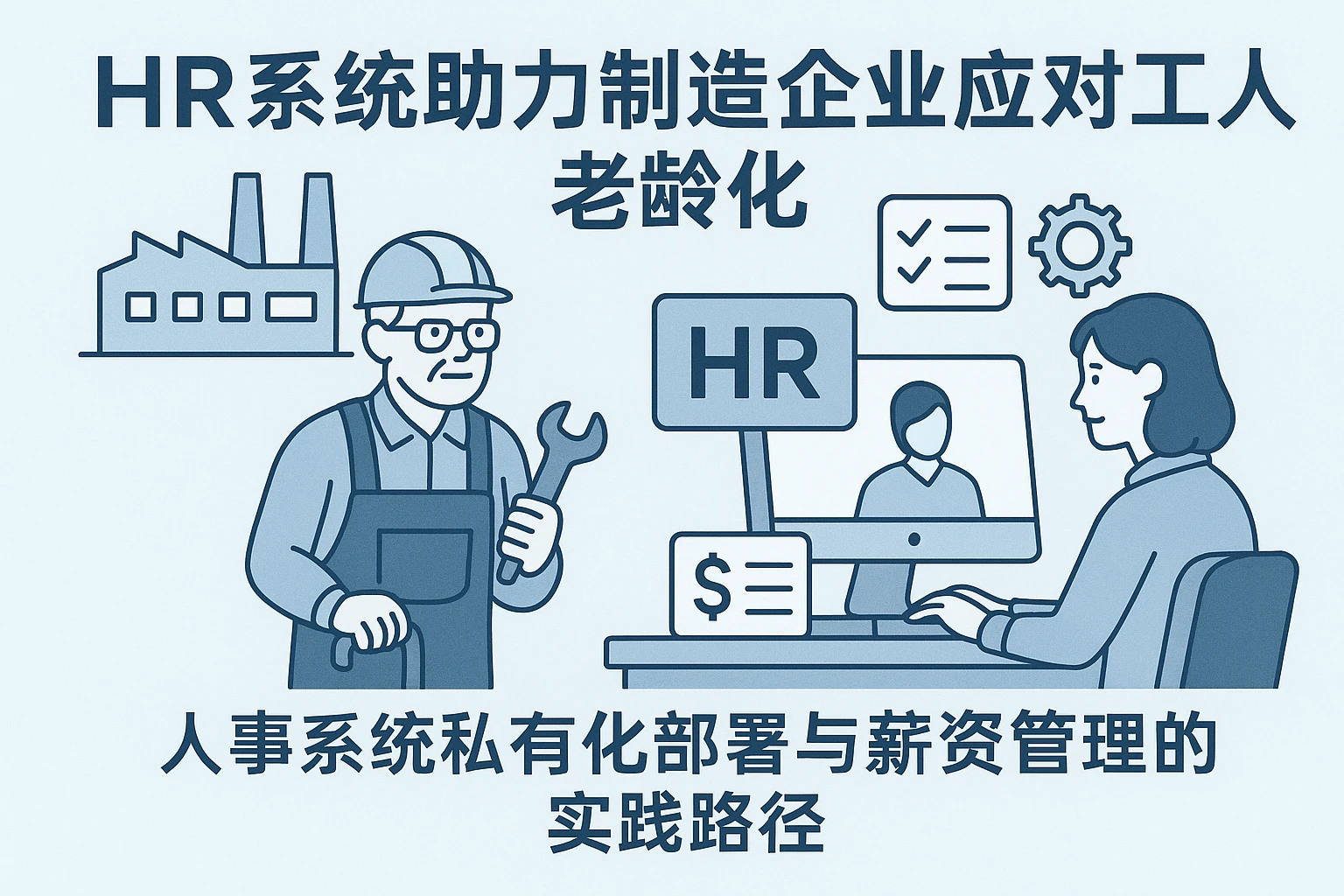 HR系统助力制造企业应对工人老龄化：人事系统私有化部署与薪资管理的实践路径